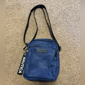 Nautica Navy Blue Crossbody Messenger Bag for Men